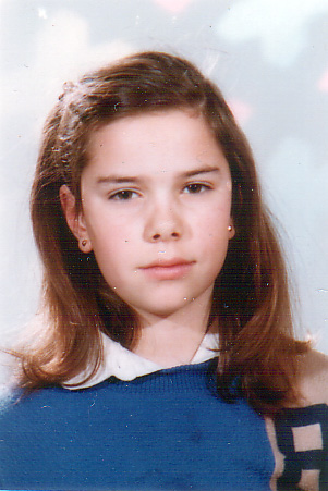1981. Maripuchi con 8 años.